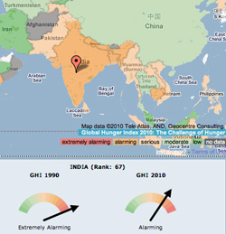 Hunger index 2010