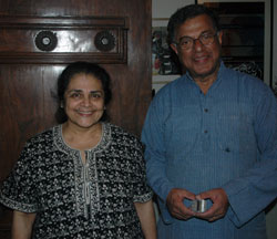 Saras och Girish Karnad