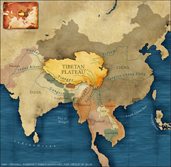 Tibet map