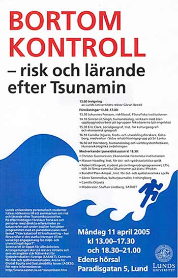 Tsunami symposium in Lund