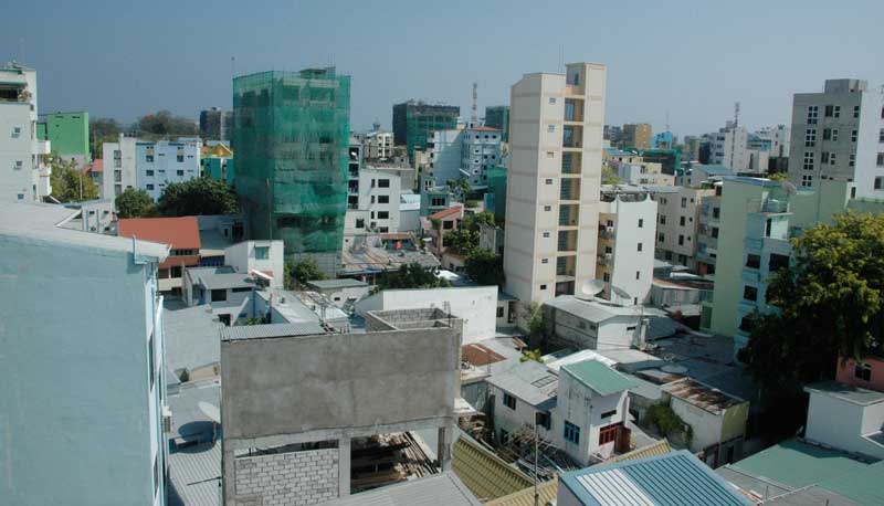 Male view from Central Hotel